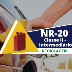 NR 20 - Segurança com Líquidos e inflamáveis – Intermediário  - Classe II - Reciclagem